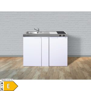 Stengel Küchen Kitchenline MK 120 A weiß - Glaskeramikkochfeld links