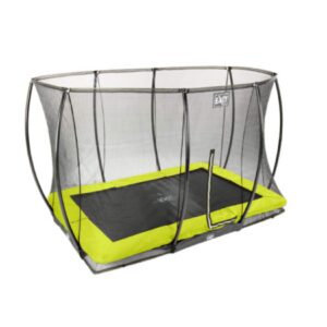EXIT Silhouette Ground + Sicherheitsnetz Rechteckig 214x305 (7x10ft) Lime