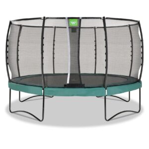 EXIT Allure Premium Trampolin ø427cm - grün