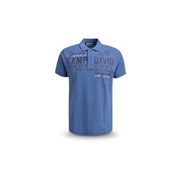Camp David Polo-Shirt 1/2 Gr. M ocean