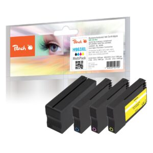 Peach HP 963 XL 4 Druckerpatronen XL (bk