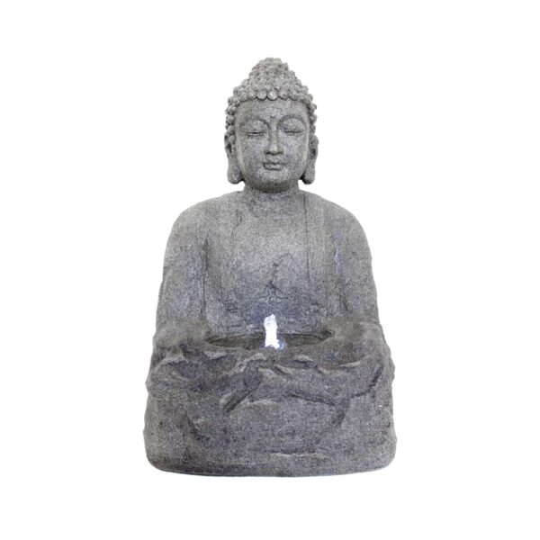 Gartenbrunnen Springbrunnen Brunnen FoBuddha Big für Aussen + Innen 76cm hoch 10554