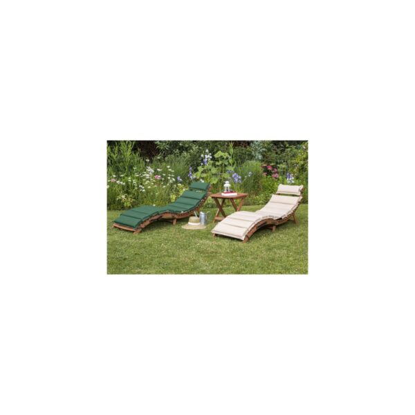 Merxx 5tlg. Ipanema Liegen Set grün/beige
