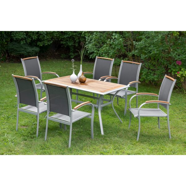 Merxx Siena Set 7tlg. Tisch 140x80 cm