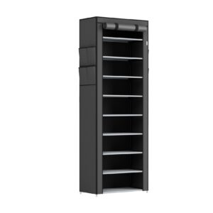 Juskys Schuhschrank M Grau mit 9 Ebenen