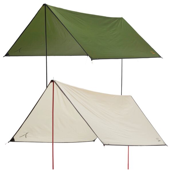 GRAND CANYON Tarp Zuni 3 Sonnensegel Camping Vor Zelt Plane UV50 Wasserdicht 3x3 Farbe: Mojave Desert