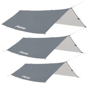 KINGCAMP Camping Tarp Bowman Sonnensegel Bus Zelt Wind Schutz Plane Dach UV 50+ Größe: XL - 3 x 5 m