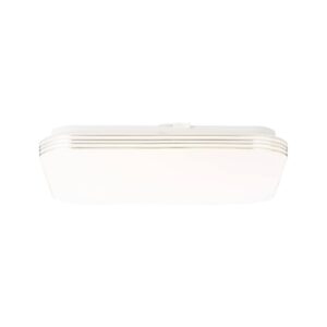 BRILLIANT Lampe Ariella LED Wand- und Deckenleuchte 34x34cm weiß/chrom   1x 24W LED integriert