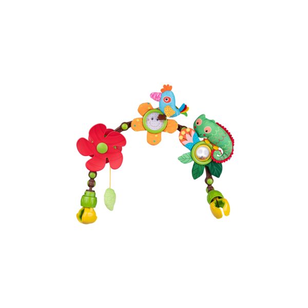 Bali Bazoo Spielbogen Paradies 80417 für Kinderbett Kinderwagen Rassel Windrad bunt