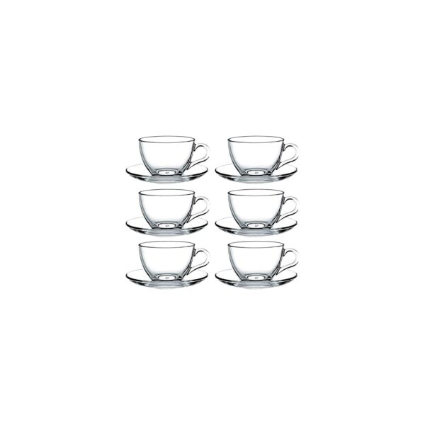 6er Set Basic Espresso Tassen Set 90ml