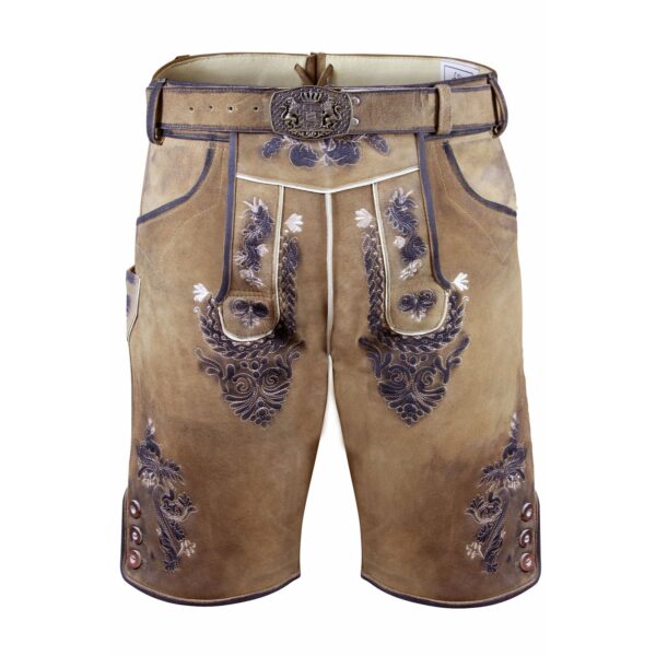 Kurze Wildbock Lederhose Toni