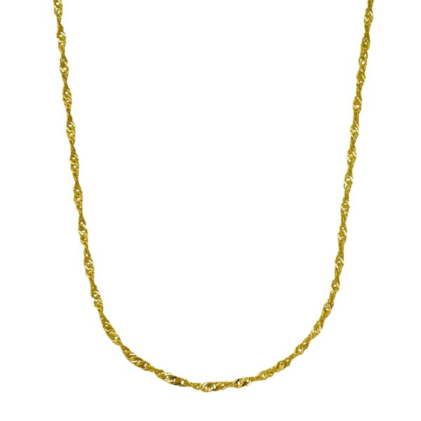 Fascination by Ellen K. Halskette Gold 333 Singapurkette 42cm