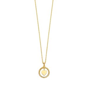 Julie Julsen Collier 925/- Sterling Silber vergoldet mit beweglichem Herz