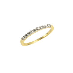 Diamonds by Ellen K. Ring 585 Gold 11 Brillanten =0