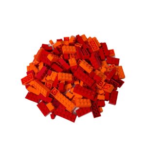 LEGO® Steine Hochsteine Rot & Orange - Teile 800x