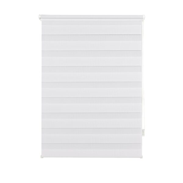 Ondeco Doppelrollo Just Klemmfix  Seitenzugrollo Blickdicht Klemmfix Farbe: Weiß