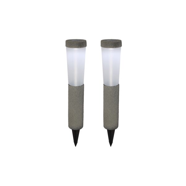 2er Set LED Solarleuchten
