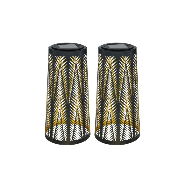 2x LED Solarleuchte