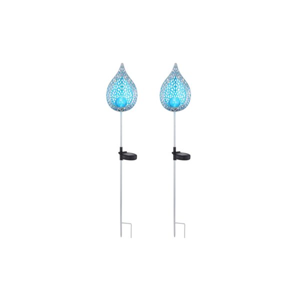 2x LED Solarleuchte