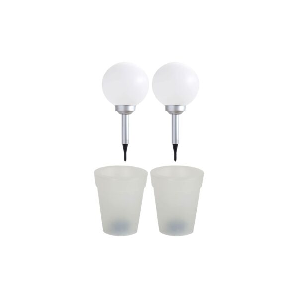 4er Set LED Solarleuchte