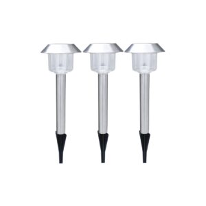 3er Set LED Solarlampen